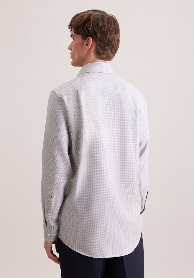 Regular Business Hemd Struktur in Beige | Seidensticker Onlineshop