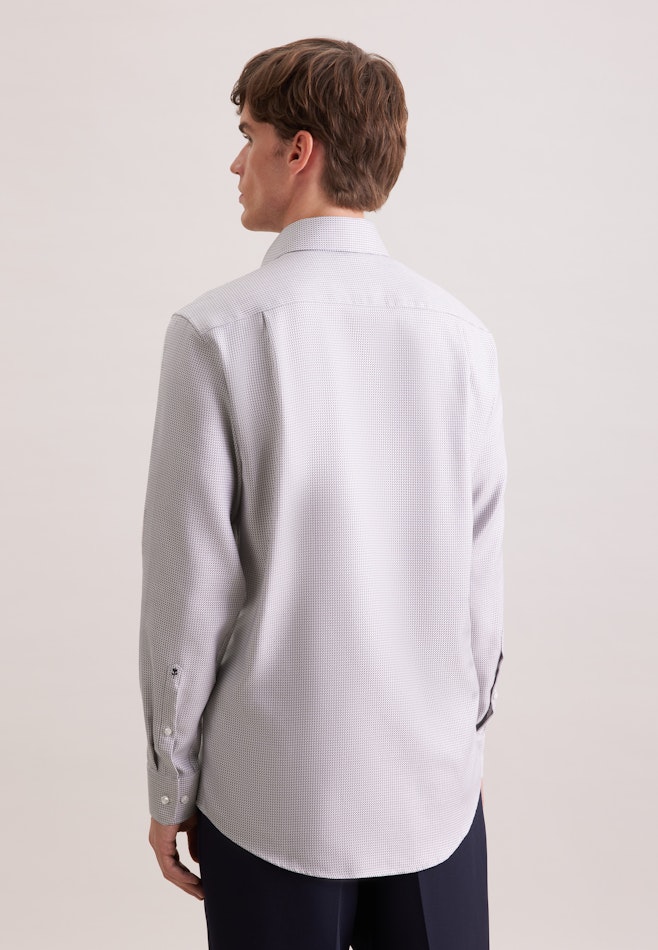 Regular Business Hemd Struktur in Beige | Seidensticker Onlineshop