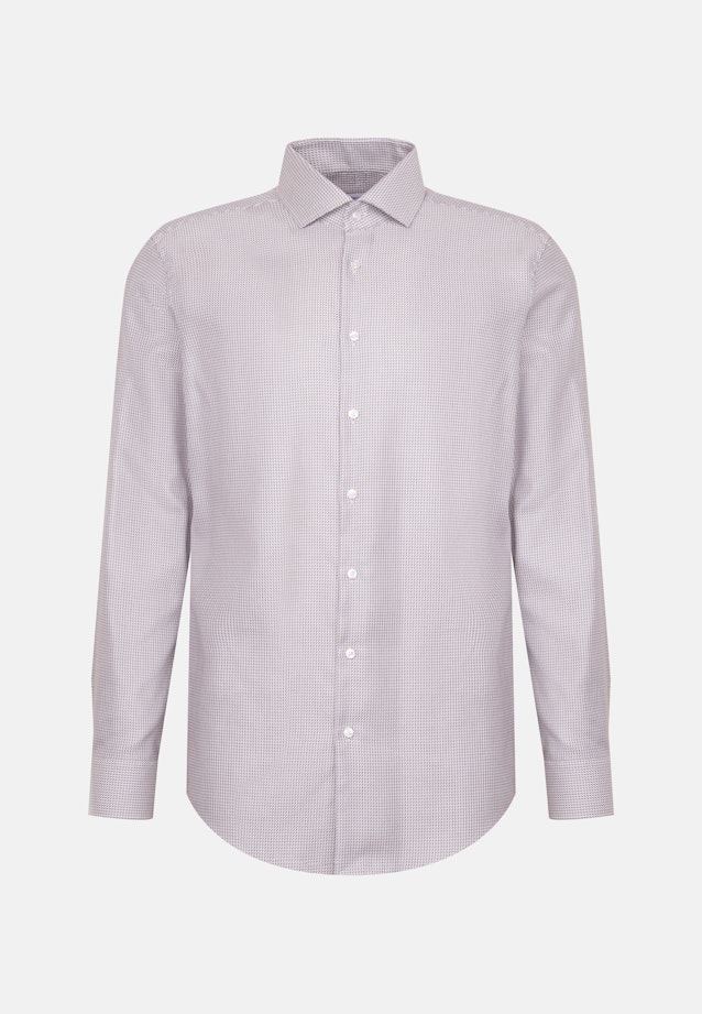 Regular Business Hemd Struktur in Beige |  Seidensticker Onlineshop