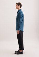Regular Chemise d'affaires Structure in Turquoise |  Seidensticker Onlineshop
