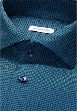 Regular Business shirt Structure in Türkis |  Seidensticker Onlineshop