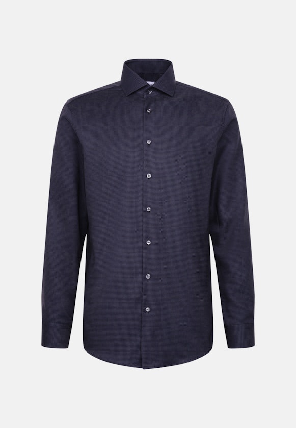 Regular Business Hemd Struktur in Grau |  Seidensticker Onlineshop