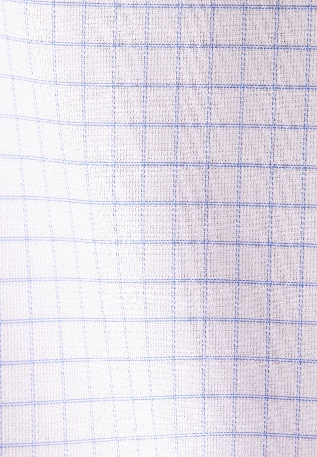 Regular Business Hemd Karo in Mittelblau |  Seidensticker Onlineshop