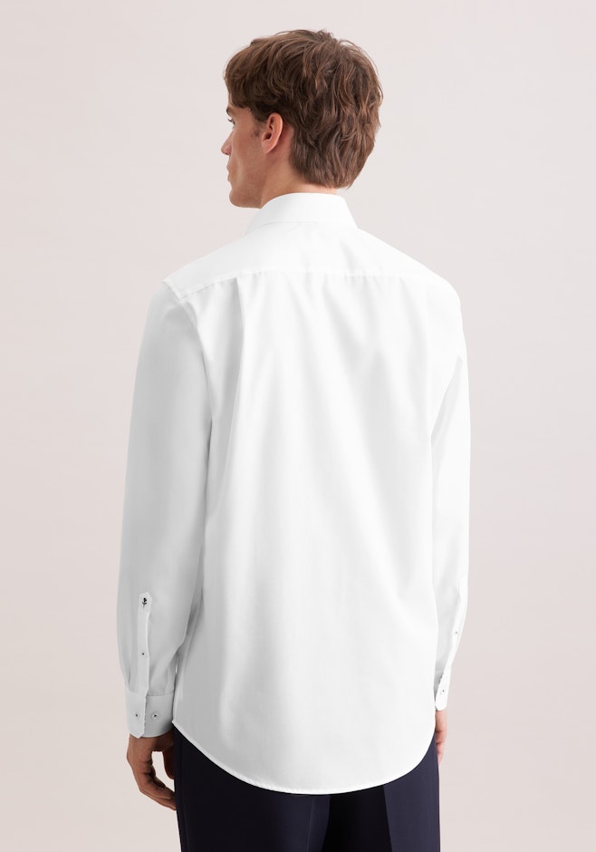 Regular Business Hemd Uni in Weiß | Seidensticker Onlineshop