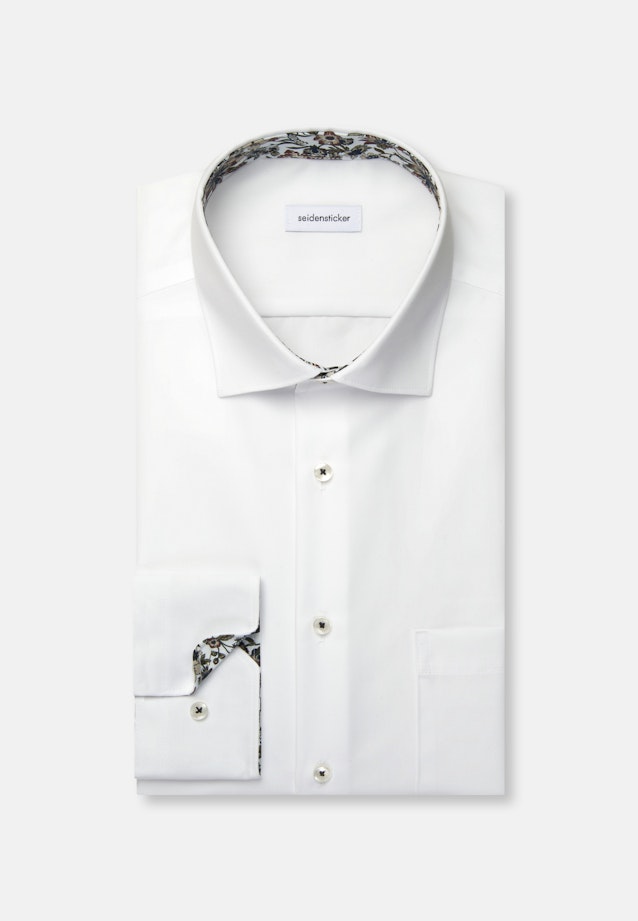Regular Business Hemd Uni in Weiß |  Seidensticker Onlineshop