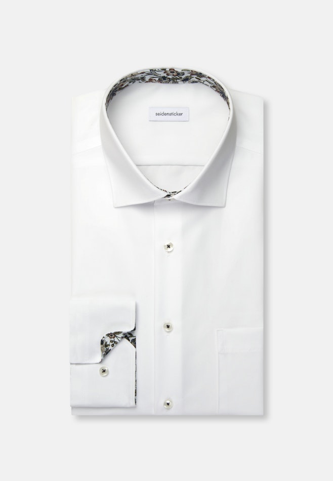 Regular Business Hemd Uni in Weiß | Seidensticker Onlineshop