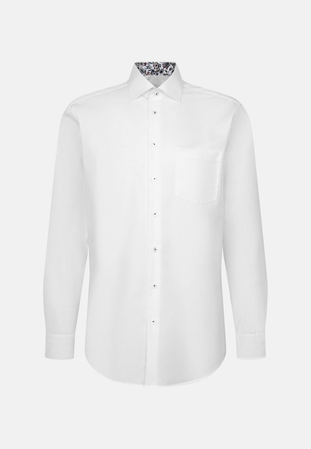 Regular Business Hemd Uni in Weiß |  Seidensticker Onlineshop