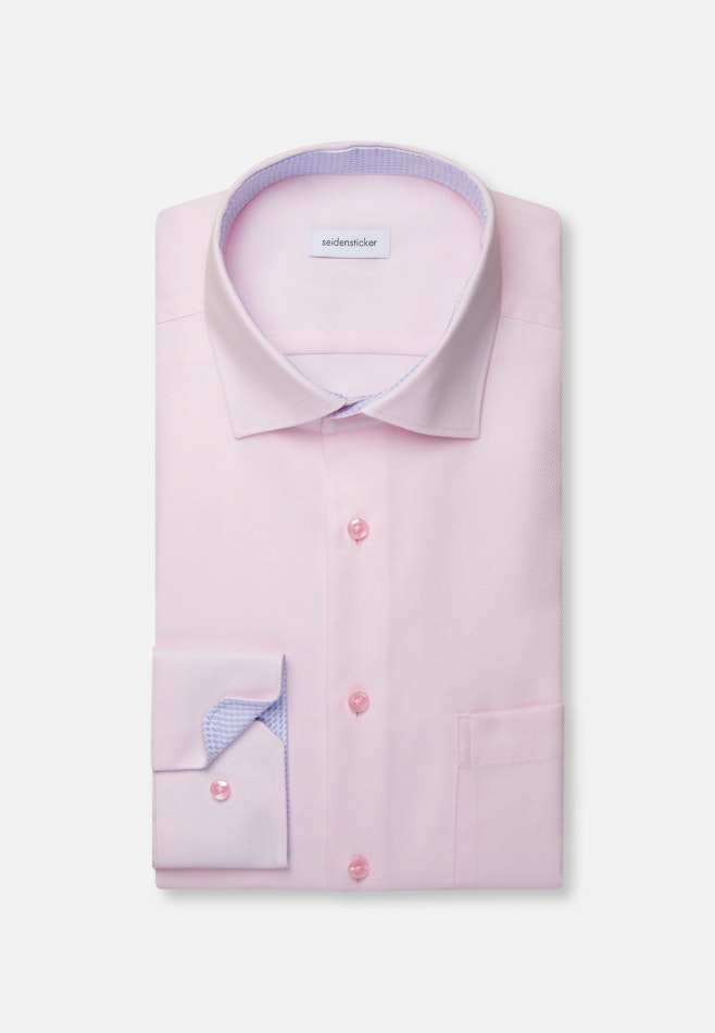 Regular Business Hemd Struktur in Rosa | Seidensticker Onlineshop