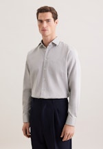 Regular Business shirt Structure in Grün |  Seidensticker Onlineshop