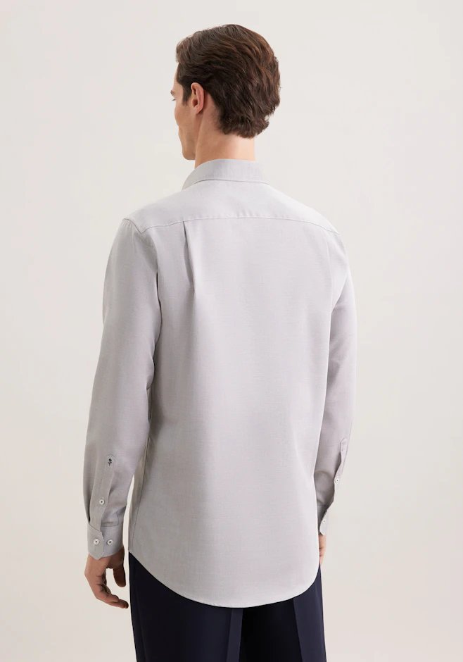 Regular Chemise d'affaires Structure dans Vert | Boutique en ligne Seidensticker