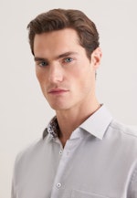 Regular Business shirt Structure in Grün |  Seidensticker Onlineshop