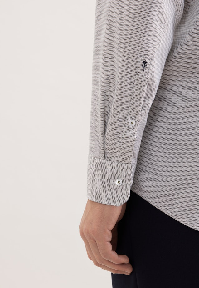 Regular Business shirt Structure in Grün |  Seidensticker Onlineshop