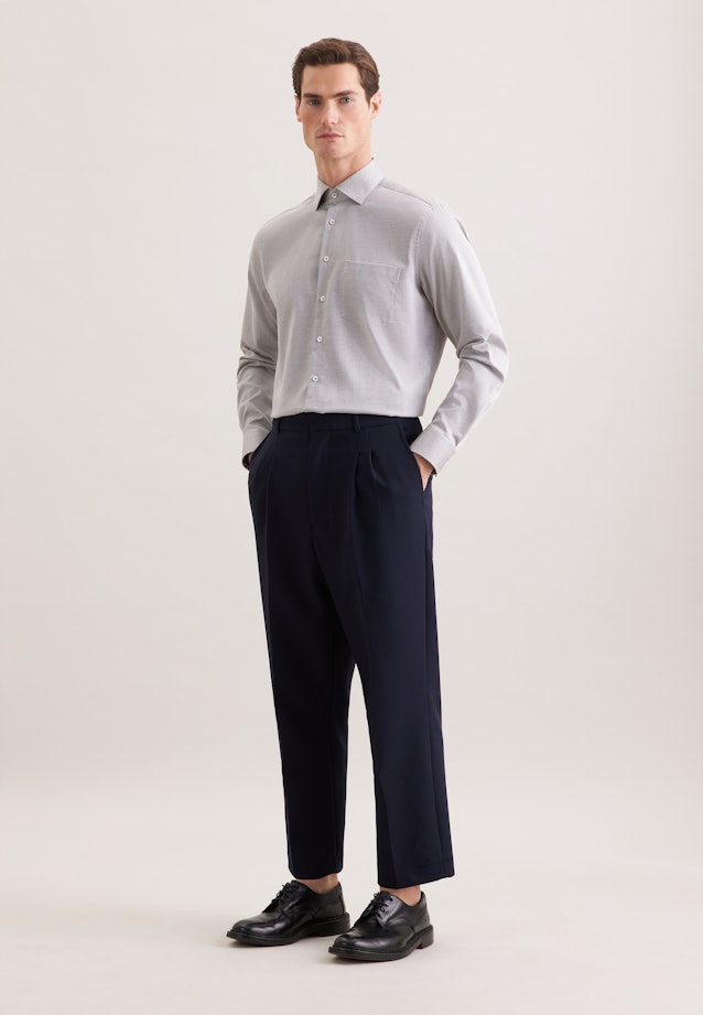 Regular Business shirt Structure in Grün |  Seidensticker Onlineshop