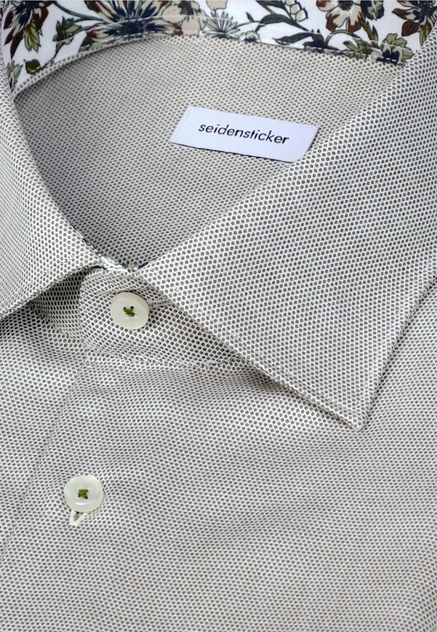 Regular Business shirt Structure in Grün |  Seidensticker Onlineshop