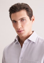 Regular Business shirt Structure in Grey |  Seidensticker Onlineshop