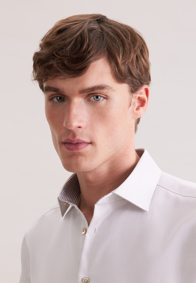 Regular Chemise d'affaires Structure in Beige |  Seidensticker Onlineshop