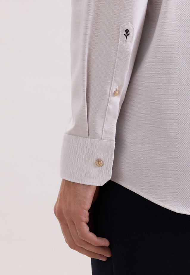 Regular Chemise d'affaires Structure in Beige |  Seidensticker Onlineshop