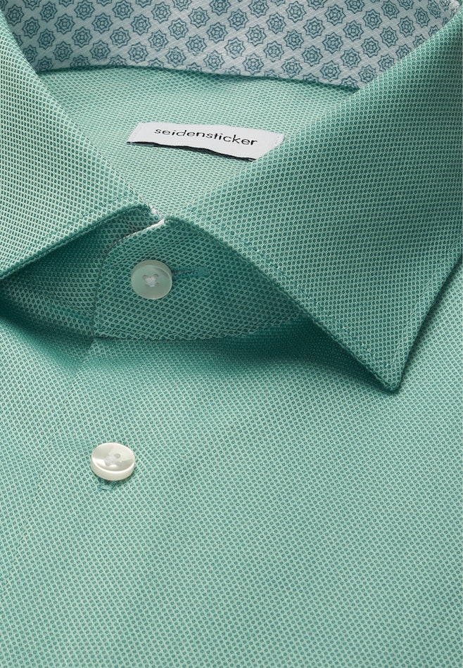Regular Business Hemd Struktur in Türkis | Seidensticker Onlineshop