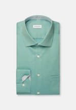 Regular Business Hemd Struktur in Türkis |  Seidensticker Onlineshop