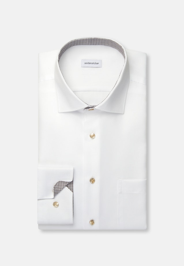 Regular Chemise d'affaires Structure in Blanc |  Seidensticker Onlineshop