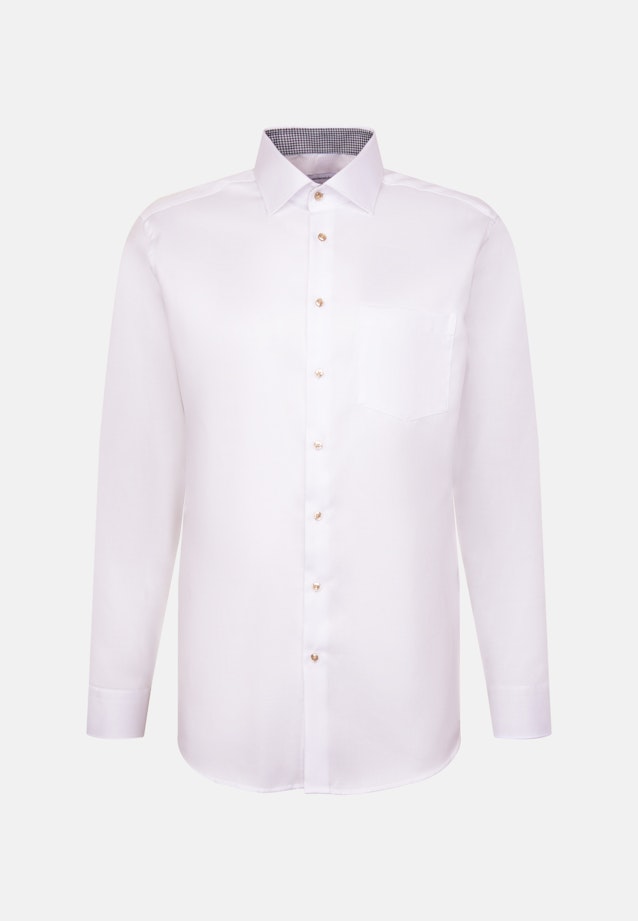 Regular Chemise d'affaires Structure in Blanc |  Seidensticker Onlineshop