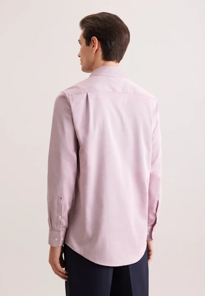 Regular Business Hemd Struktur in Rosa |  Seidensticker Onlineshop