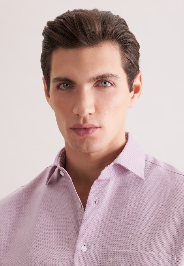 Regular Business Hemd Struktur in Rosa |  Seidensticker Onlineshop