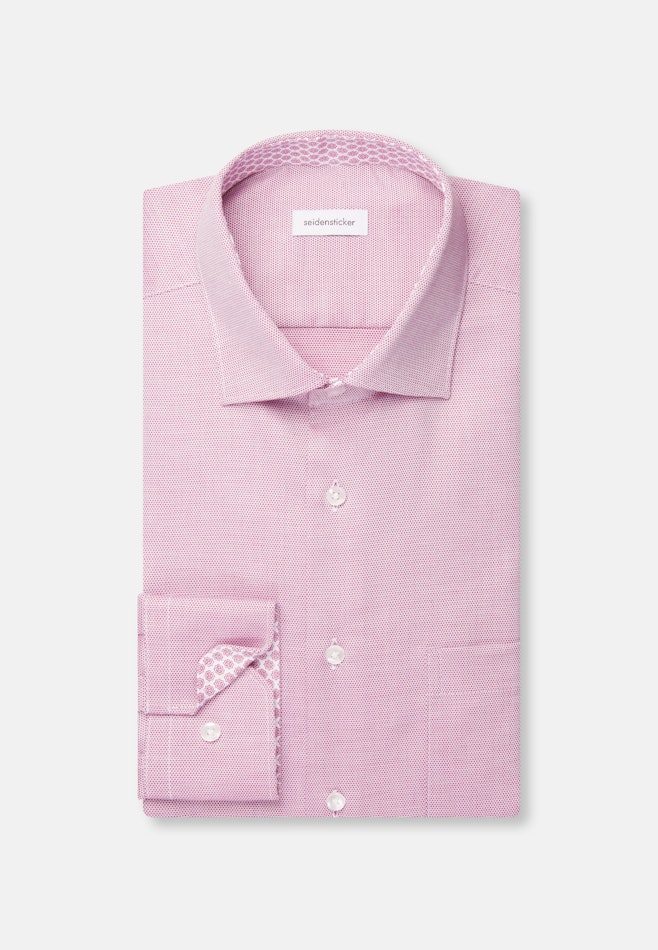 Regular Business Hemd Struktur in Rosa | Seidensticker Onlineshop