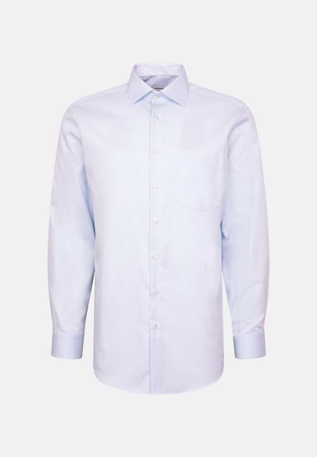 Regular Business shirt Structure in Hellblau |  Seidensticker Onlineshop