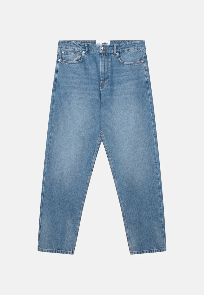 5-Pocket Blue Denim Cropped in Dunkelblau | Seidensticker Onlineshop
