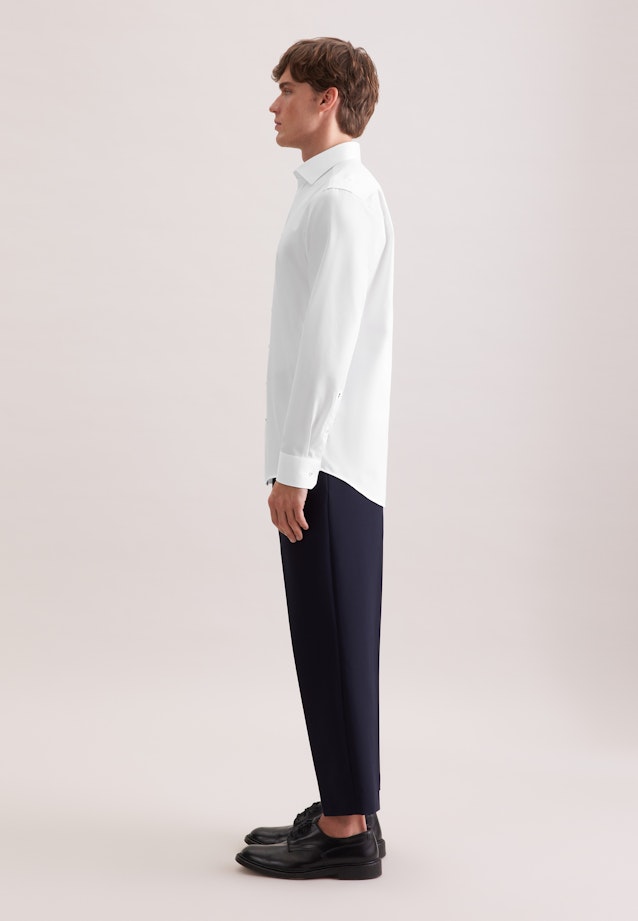 Regular Business Hemd Uni in Weiß |  Seidensticker Onlineshop