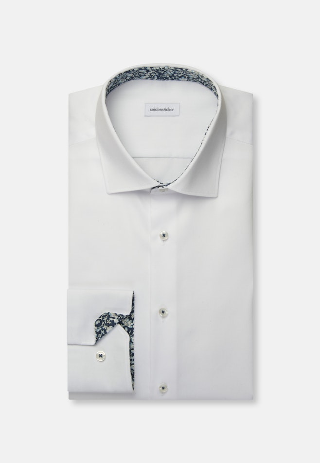 Regular Business shirt Uni in Weiß | Seidensticker online shop