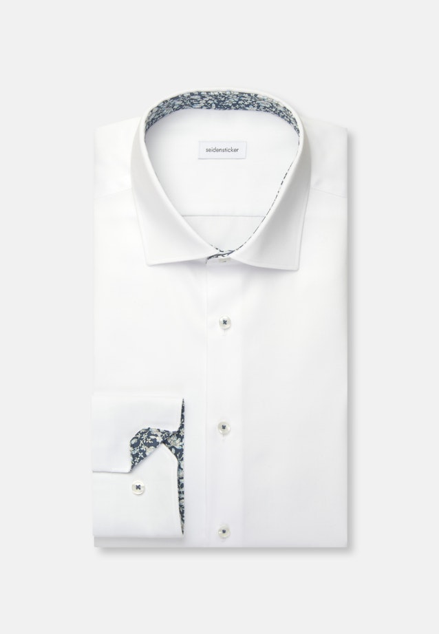 Regular Business Hemd Uni in Weiß |  Seidensticker Onlineshop