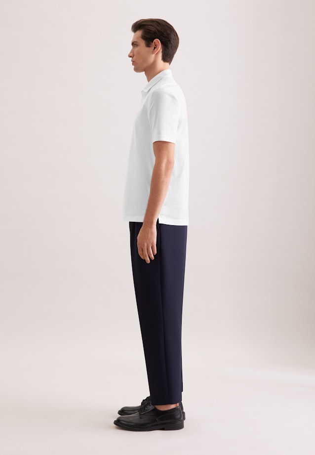 Regular Polo Uni in Weiß |  Seidensticker Onlineshop
