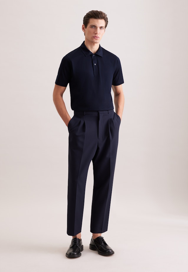 Regular Polo Uni in Dunkelblau |  Seidensticker Onlineshop