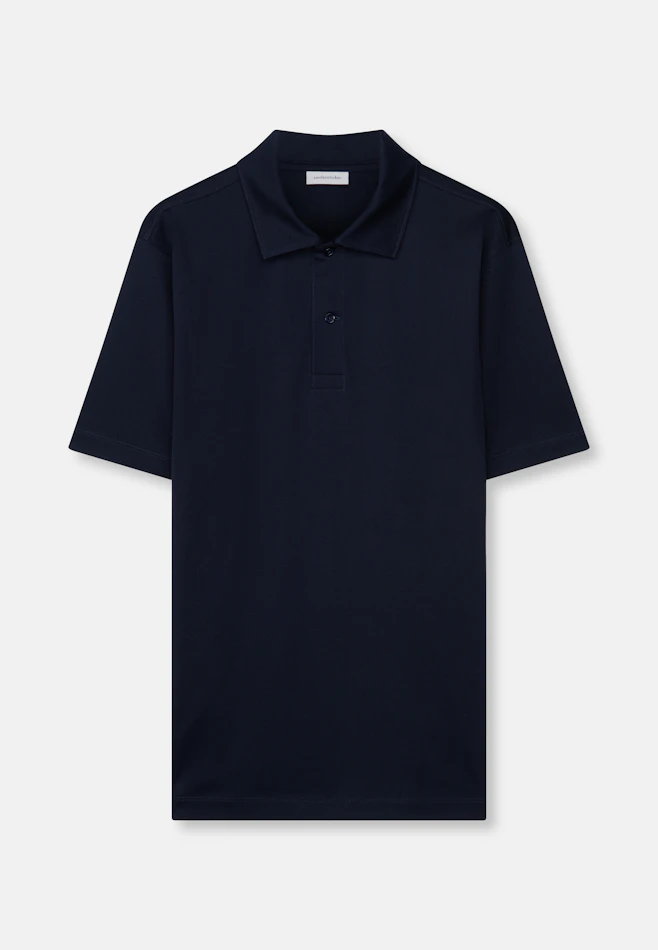 Regular Polo Uni in Dunkelblau | Seidensticker Onlineshop