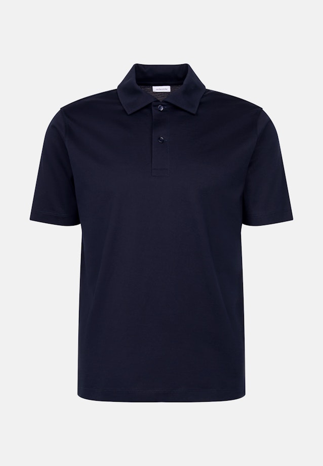 Regular Polo Uni in Dunkelblau |  Seidensticker Onlineshop