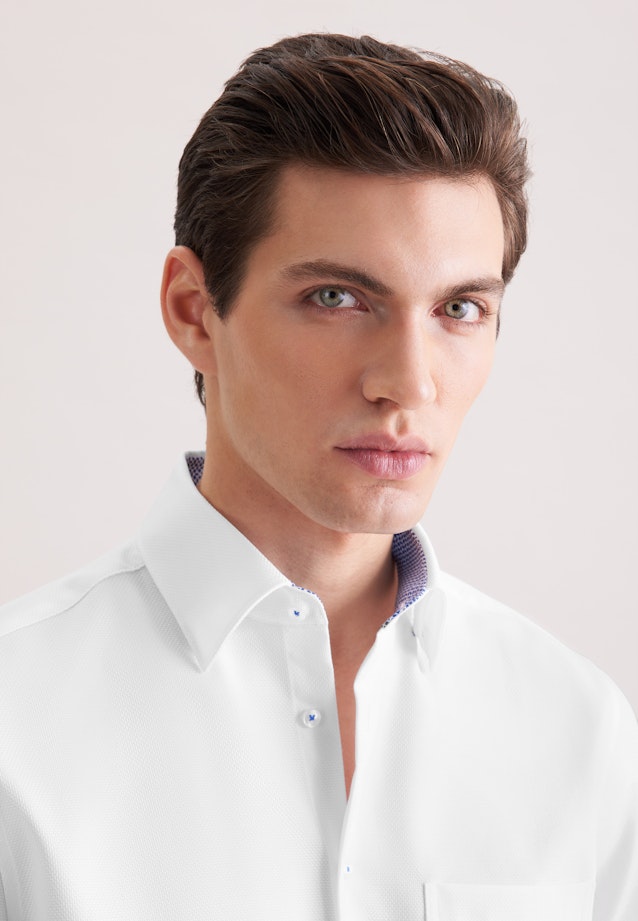 Regular Chemise d'affaires Structure in Blanc |  Seidensticker Onlineshop