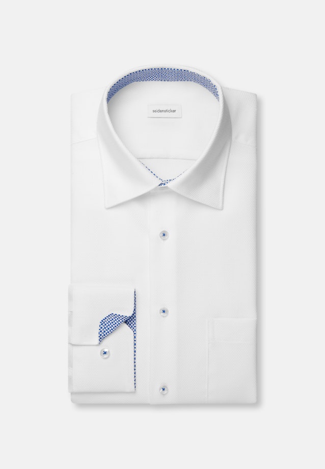 Regular Business Hemd Struktur in Weiß |  Seidensticker Onlineshop
