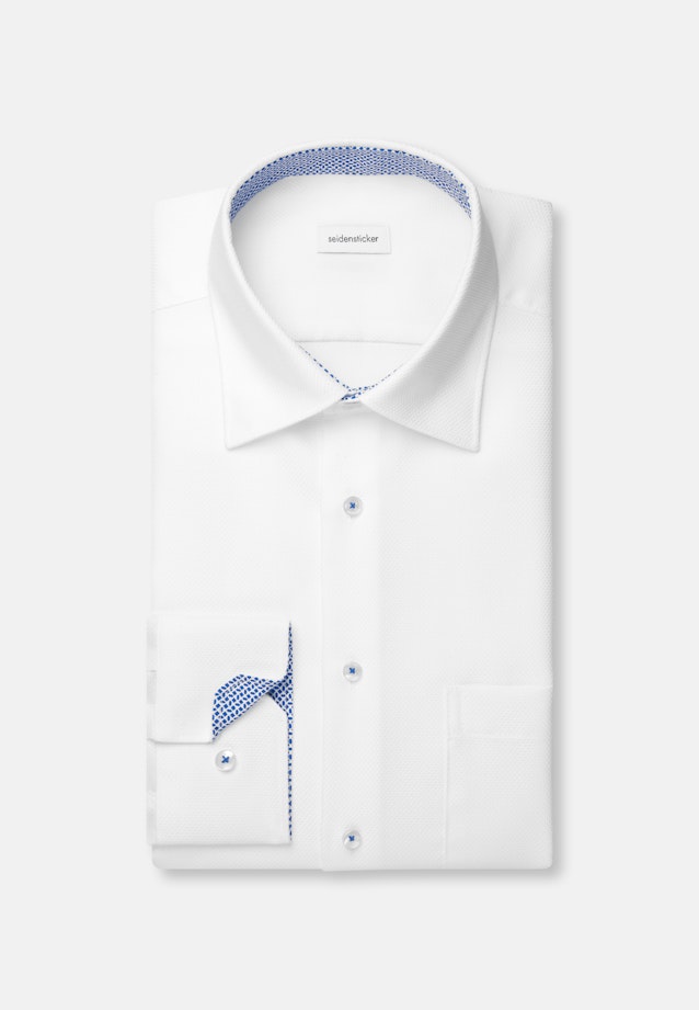 Regular Chemise d'affaires Structure in Blanc |  Seidensticker Onlineshop