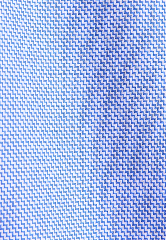 Regular Business Hemd Struktur in Mittelblau |  Seidensticker Onlineshop