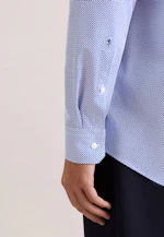 Regular Chemise d'affaires Imprimé in Bleu Moyen |  Seidensticker Onlineshop
