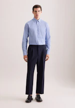 Regular Chemise d'affaires Imprimé in Bleu Moyen |  Seidensticker Onlineshop