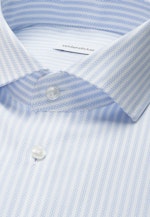 Regular Business Hemd Gestreift in Mittelblau |  Seidensticker Onlineshop