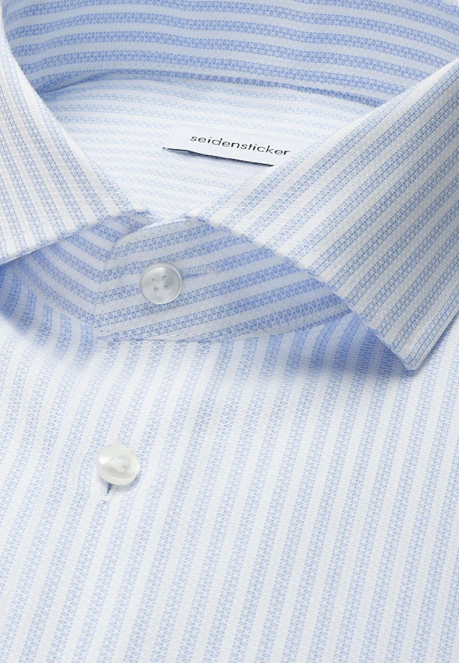 Regular Chemise d'affaires Rayures dans Bleu Moyen | Boutique en ligne Seidensticker