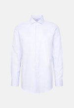 Regular Business Hemd Gestreift in Mittelblau |  Seidensticker Onlineshop