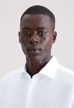 Regular Leinenhemd Uni in Weiß |  Seidensticker Onlineshop