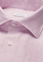 Regular Leinenhemd Uni in Rosa |  Seidensticker Onlineshop