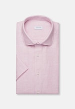 Regular Leinenhemd Uni in Rosa |  Seidensticker Onlineshop