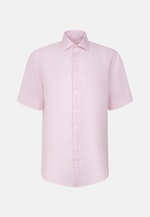Regular Leinenhemd Uni in Rosa |  Seidensticker Onlineshop